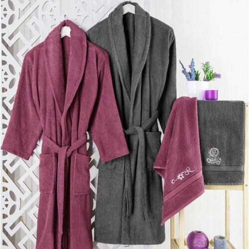 Premium 100% cotton Turkish Quality Luxury Super Soft bathrobes and towel adult bathrobes womens bathrobes man bathrobes