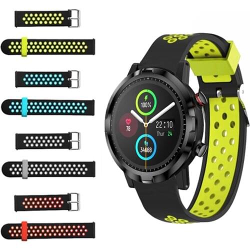 For Haylou RT LS05S Watch Band Silicone Wristband Strap for Xiaomi Huami Amazfit GTR 47mm/Pace/Stratos 2S 3/GTR 2 2e Bracelet