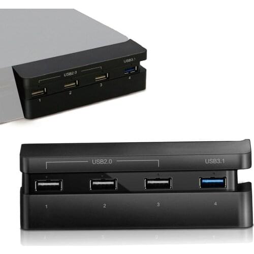 For Playstation 4 Slim Console USB HUB PS4 Slim Extend Adapter High Speed 3X 2.0 USB Port Sony Play Station 4 Game Accessories