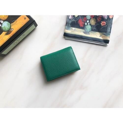 New Style Women Card Holder Genuine Leather Luxury Designer Brands Top Quality Cow Leather Wallet