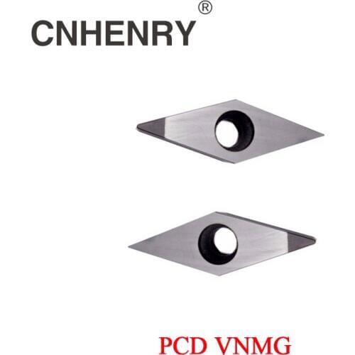 2 PCS PCD Turning Inserts VNMG160402/04/08 CNC PCD Diamond Inserts Carbide Inserts CNC Inserts