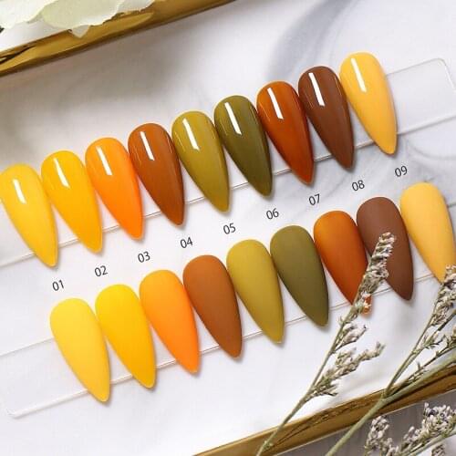 2021 new vitality girl nail polish set 9 color small set phototherapy nail glue