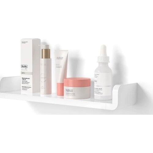 3Pcs Bathroom Shelves Modern Toilet Wall Storage Rack Bracket Unit White Hanging Accessories Hardware Sets Kitchen Finish Ledge