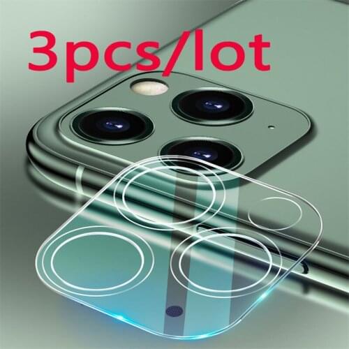 Magtim 3PCS Camera Lens Screen Protector For iPhone 11 Pro Max Full Cover Back Camera Lens for iPhone 11 Pro Transparent Film