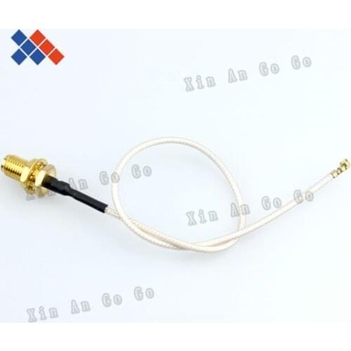 50pcs Antenna Converter Cable U.FL/IPX to SMA female connector 15CM RG178 Pigtail cable