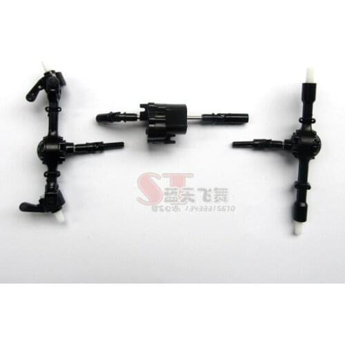 WPL B1 B-1 B14 B-14 B24 B-24 C14 C-14 RC car spare parts Original front and rear axle + power box