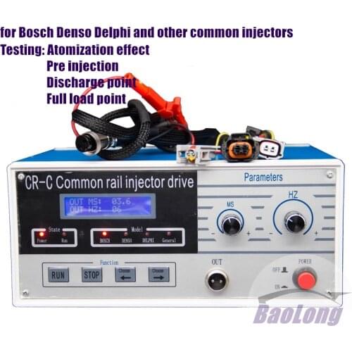 CR-C diesel common rail injector tester for Bosch Denso and Delphi, multi-function electromagnetic injector tester kits