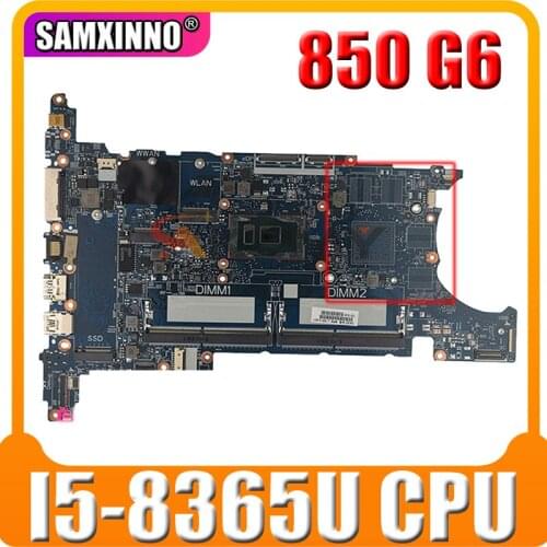 For HP EliteBook 840 G6 850 G6 Laptop Motherboard I5-8365U CPU L62759-601 L62759-001 6050A3022501-MB-A01 DDR4 100% Tested