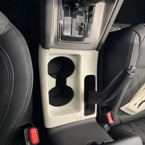 For Mitsubishi ASX Outlander Sport 2020 2021 Carbon Central Gear Shift Water Cup Holder Panel Cover Trim Interior Accessories