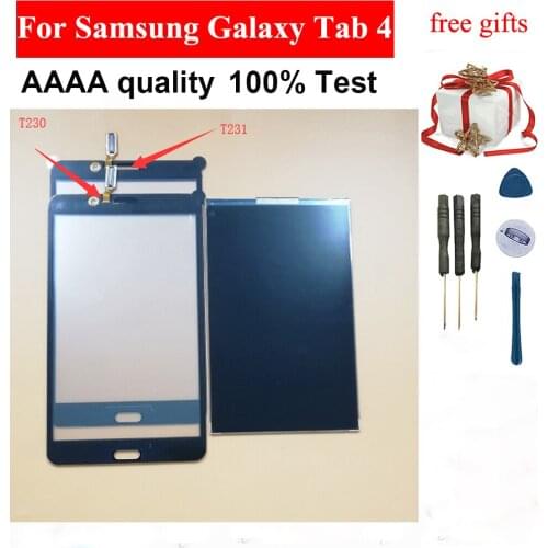 For Samsung Galaxy Tab 4 SM-T230 T230 SM-T231 T231 Touch Screen Digitizer Panel Glass Sensor LCD Screen Display Module