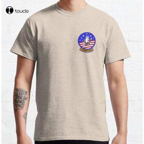 F-14 Tomcat - Anytime Baby! Classic T-Shirt Cotton Tee Shirt