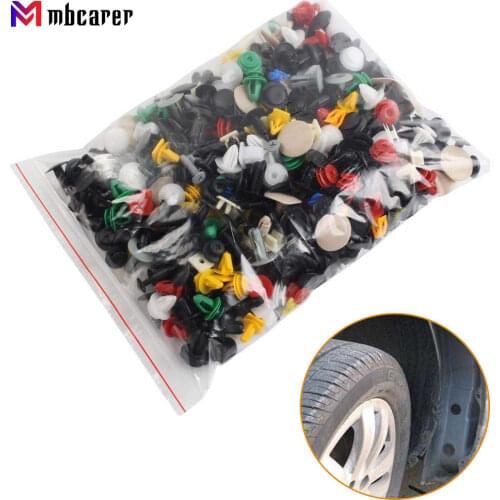 50/100pcs Universal Mixed Auto Fastener Car Bumper Clips Retainer Fastener Rivet Door Panel Liner For All Car Automobile Stuff