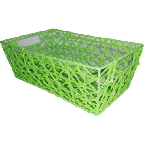 Bosphorus Hand-Knitted Basket Green Color decorative baskets cestos decorativos декоративные корзины