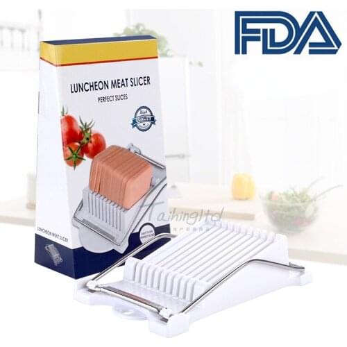 Kitchen Accessories Banana Slicer Fruits and Ham Slicer Stainless Steel Banana Cutters Luncheon Meat Slicing Cooking Tools