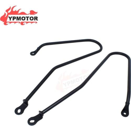 Street Bike Pair Side Saddlebag Support Bracket Holder For Triumph Bonneville T120 T100 Thruxton 1200 Street Twin/Cup 2016-2019
