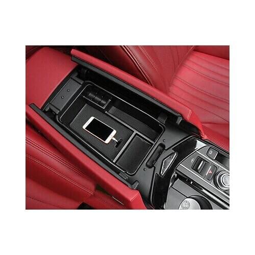 Armrest Storage Box Organizer Holder For Maserati Ghibli Quattroporte 2014-2016