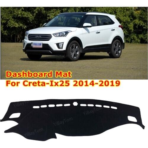 For Hyundai Creta Ix25 2014-2019 High Quality Anti-Slip Mat Sunshade Dashmat Protect Carpet Dashboard Cover Pad Accessories
