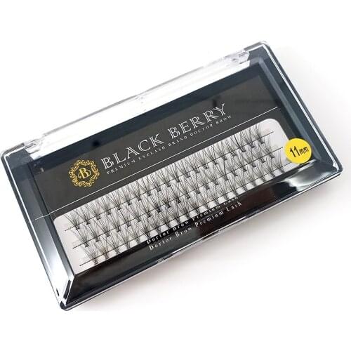 1box big capacity 60 bundles 10D Eyelash Extensions 0.05/7mm Thickness True Mink Strip Eyelashes Individual Lashes Natural Style