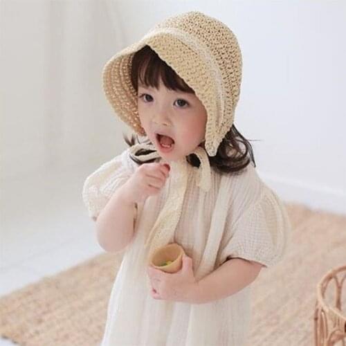 Childrens Cap Bucket Hat Sun Protection Caps Girl Summer Hat Boy Beach Hat Fisherman Hat Holiday Foldable Sun Hats Straw Hat