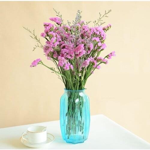 Natural Dried Flowers For Valentines Day Gift Don't Forget Me Vintage Style Real Plant Grass Flower Bouquet Home Wedding Decor