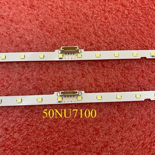 2pcs LED bar for Samsung UE50NU7025K UN50NU7100 UE50RU7090U UE50NU7470U UN50NU7100 UE50NU7100 UE50NU7092U UN50NU7400 UE50RU7100