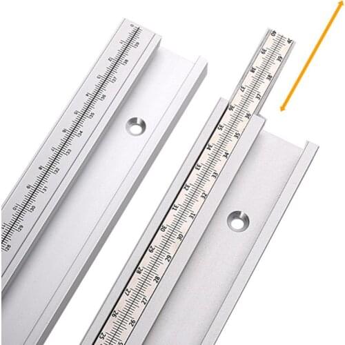 45Type T Track with Scale T-tracks Slot Miter Track DIY Table Saw Workbench Tool