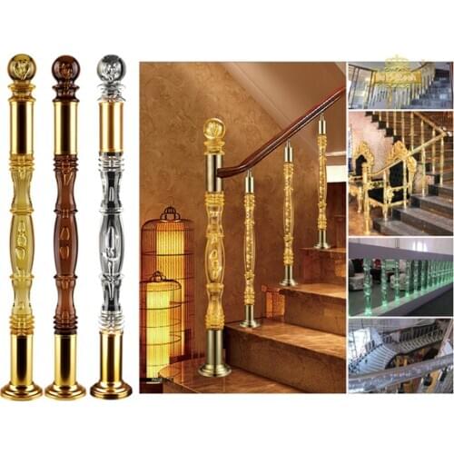 1200MM Acrylic Stair handrail support column Railing Handrail Decoration Material Building Material Column Stair Decoration