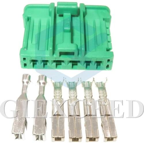 2 Sets 6 Pin 98821-1065 Auto Tail Light Socket Rear Light Lamps Connector Female Plug For Citroen