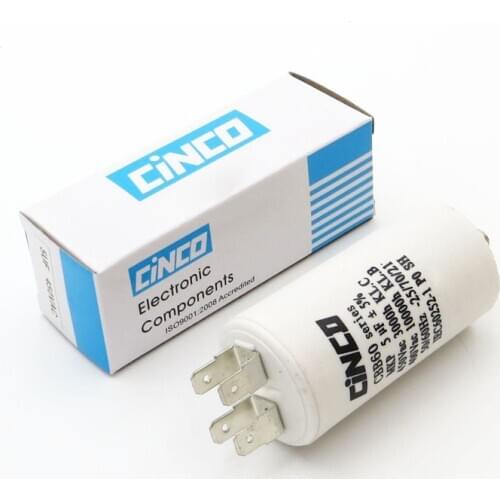 5UF 400V 450V CBB60 Motor Run Capacitors 4pins SH DB Polypropylene Film Ac 450VAC Water Pump electrical engine 5mfd 5mf