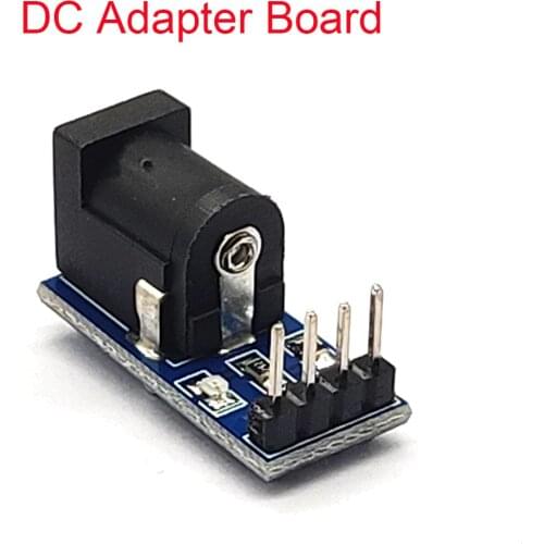 5Pcs DC-DC DC005 5.5MM x 2.1MM Black DC Power Adapter Jack Socket Plug Module Board