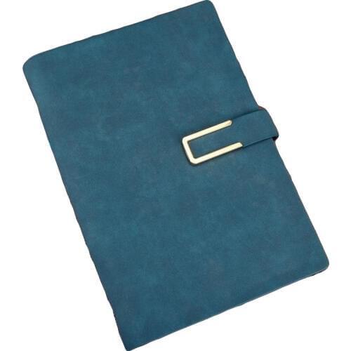 A5 Loose-leaf PU Leather Notebook Business Gift Notepad Creative Fashion Office Meeting Notebook With Protable Bank Card Slot
