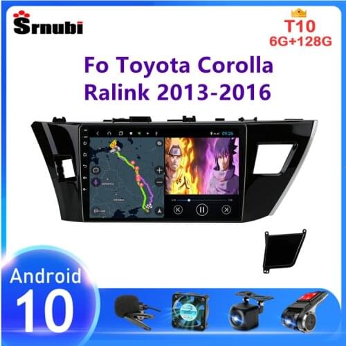 Android 10.0 2 Din Car Radio WIFI for Toyota Corolla Ralink 2013 2014 2015 2016 Multimedia Video Player GPS Navigaion Head unit