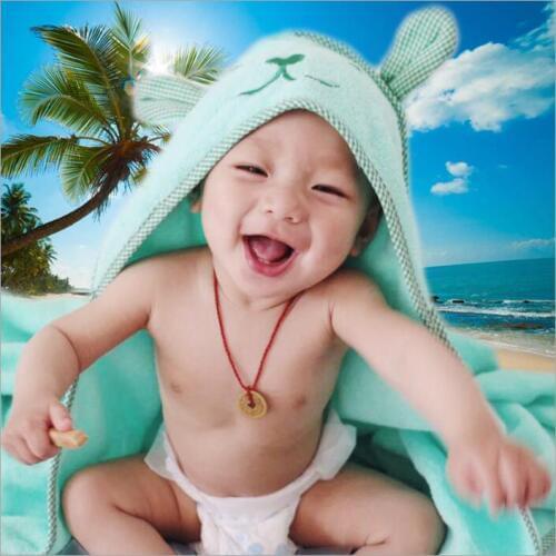 Baby Boy Girl Shaped Hooded Bathrobe Soft Infant Newborn Towel Blanket Drying Shower Appease Cotton Child Kids Bedding