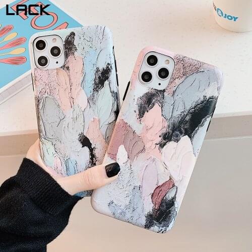 LACK Retro Art Graffiti Colorful Phone Case For iphone 11 11Pro Max Cases For iphone XR XS X 8 7 6S 6 Plus Matte Soft IMD Cover