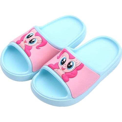 My Little Pony Junior Footwear EVA Light Anti Slip Soft Bottom Childrens Bathroom Sandals Pinkie Pie Pink Sandals for Girls