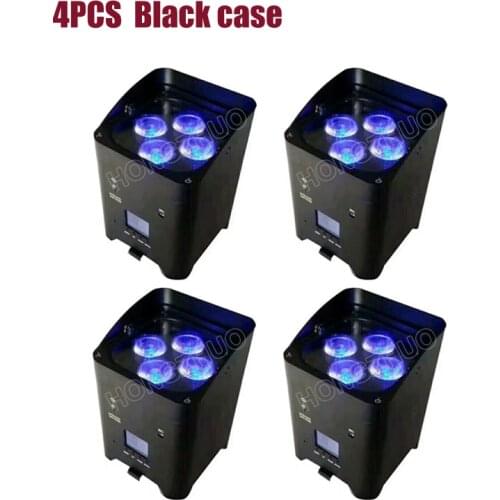 Dj Freedom one light 4*18W RGBWY UV 6IN1 LED Uplight Battery Wireless dmx Par Lights WIFI Remote for DJ