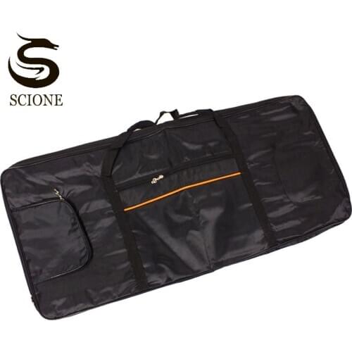 Electronic Piano Bag Waterproof Oxford Electronic Organ Case Large Black Cover 61 Key Keyboard Backpacks Hand Bags XA239M