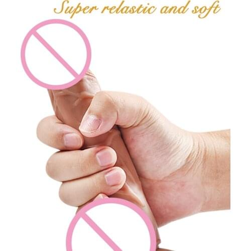 Sex Toys For Women Soft Skin feel liquid Silicone Dildo G Spot Vagina Stimulator Huge Realistic Strong sucker penis Masturbation