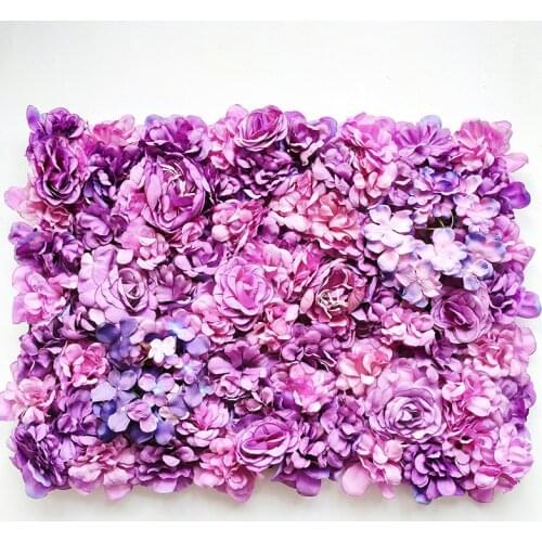 40CM * 60CM Artificial Flower Plant Wall Silk Flower wedding decoration fake flower wedding flower wall