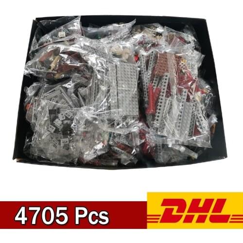 Movie Street View GHOSTBUSTERS Firehouse Headquarters Building Blocks Sets Compatible 75827 16001 4705Pcs Bricks Toys Gifts