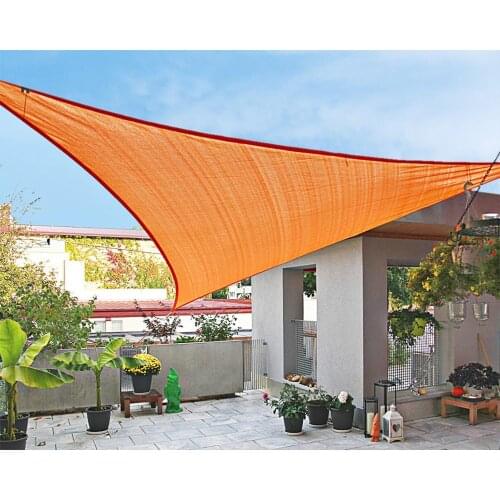 Summer 6*6*6m Triangular Shade Sail Outdoor Garden Swimming Pool UV-Proof Awning
