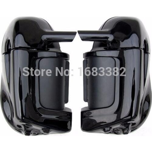 Motorcycle Painted Bright Vivid Black Lower Vented Leg Fairing Glove Box Hardware For Harley Davidson Touring HD Road King
