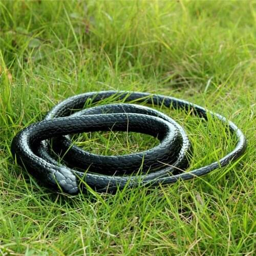 130cm Soft Rubber Snake Toy Snake Safari Garden Props Joke Prank Gift Novelty And Gag Playing Jokes Toys