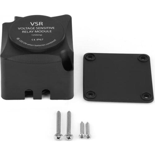 New Voltage Sensitive Relay (VSR) Automatic Charging Relay 125A Dual Battery Isolator (VSR) Universal
