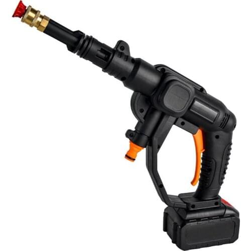 24V portable lithium battery car washing water gun tool high voltage charging wireless car washing machine high power suit