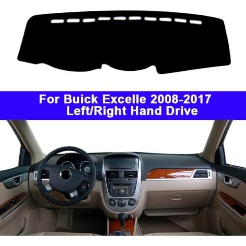 Car Dashboard Cover DashMat Carpet Cape For Buick Excelle 2008 2009 2010 2011 2012 2013 2014 2015 2016 2017 RHD LHD Sun-Shade