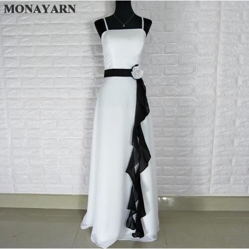 Sexy fashion long chiffon bridesmaid dress purple green white black blue bridesmaid dress