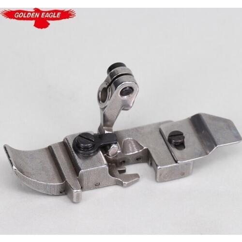 Steel P253E-4 For SIRUBA747 flat-seaming Machine Leather Roller Presser Foot Computer Lockstitch 10 Wheel Presser Foot