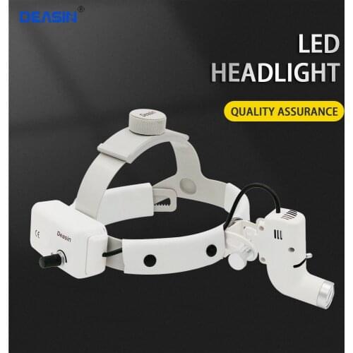 5W ENT Dental LED Head Light Lamp for Binocular Loupes Brightness Spot Ajustable Dental Lab Headlamp Surgical Headlight