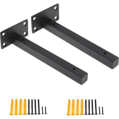 Heavy Duty Shelf Bracket,Floating Shelf Bracket,Wall Mounted Decorative Shelving Shelf Supports Wall Hanging Bracket with Screws